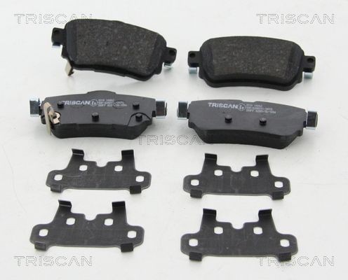 TRISCAN 8110 14062 Brake pad set with acoustic wear warning, without accessories