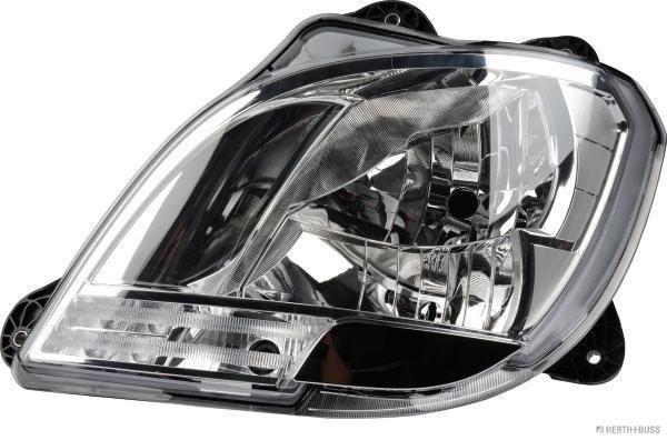 Headlight assembly HERTH+BUSS ELPARTS Left, PY21W, H7/H1, with daytime running light (LED) - 81658550