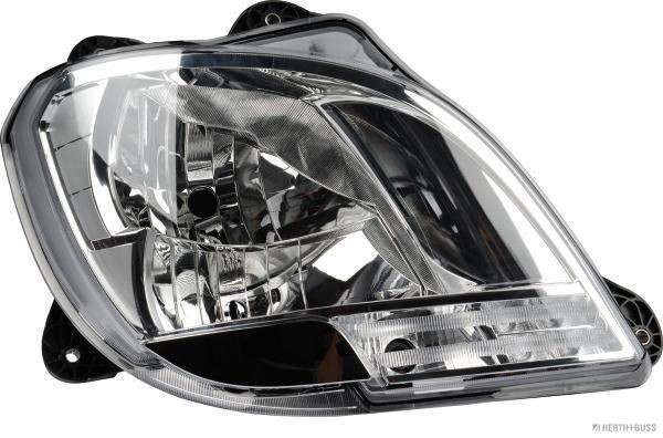 HERTH+BUSS ELPARTS 81658551 Headlight Right, H7/H1, PY21W, with daytime running light (LED)