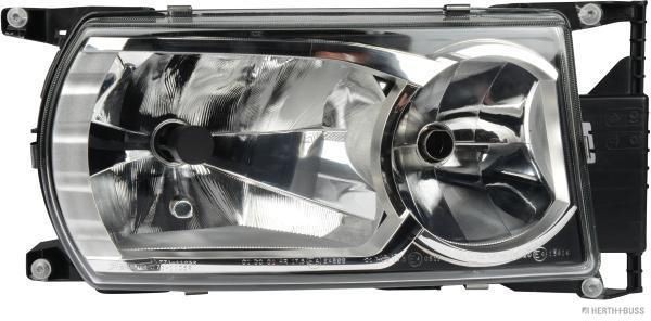 HERTH+BUSS ELPARTS 81658553 Headlight Right, H7, D1R, with daytime running light (LED), for left-hand traffic, without motor for headlamp levelling