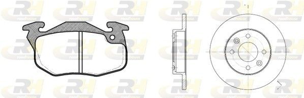 RSX819201 ROADHOUSE Dual Kit 8192.01 Brake pad set 4250 50