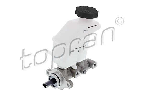 821 423 TOPRAN Brake master cylinder OPEL Piston Ø: 22,2 mm, with expansion tank, for vehicles with ABS