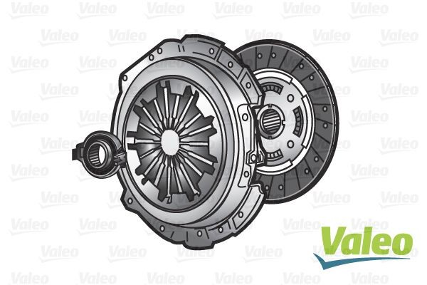 587642 VALEO with clutch release bearing, 350mm Clutch replacement kit 827482 buy