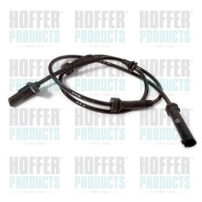 HOFFER 8290648 ABS sensor Front Axle Right, Front Axle Left, Active sensor, 2-pin connector, 960mm, 1021mm, oval