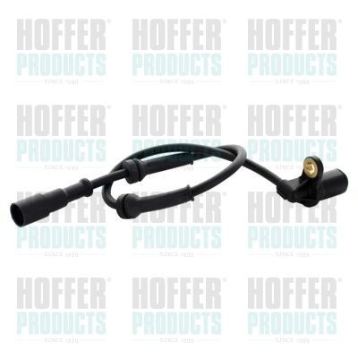 HOFFER Rear Axle Left, Inductive Sensor, 2-pin connector, 420mm, round Number of pins: 2-pin connector Sensor, wheel speed 8290664 buy