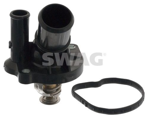 SWAG 83 10 0232 Engine thermostat Opening Temperature: 82°C, with seal, with housing