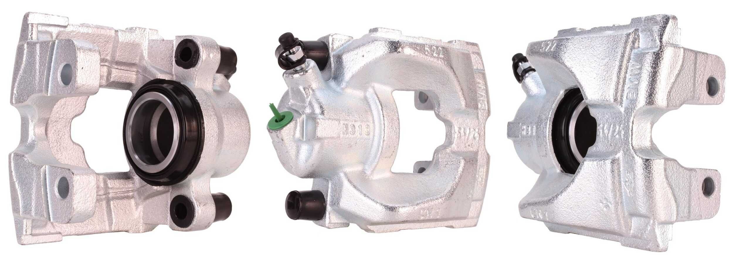 ELSTOCK 83-1657 Brake caliper Cast Iron, Front Axle Right, behind the axle