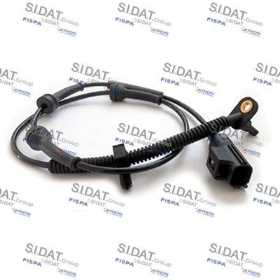 Anti lock brake sensor SIDAT Front axle both sides, Active sensor, 2-pin connector, 820mm, 880mm - 84.1110