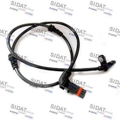 84.1137 SIDAT Wheel speed sensor RENAULT Front axle both sides, Active sensor, 2-pin connector, 24,8mm, 733mm, oval