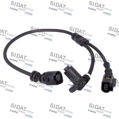 SIDAT 84.981 ABS sensor Front Axle Left, Inductive Sensor, 474mm, 1,1 kOhm, prepared for wear indicator