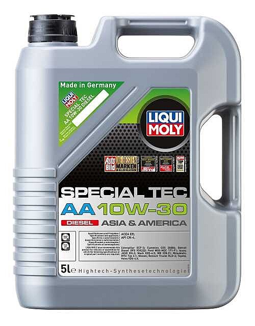 Engine oil LIQUI MOLY 10W-30, 5l, Part Synthetic Oil longlife 8423