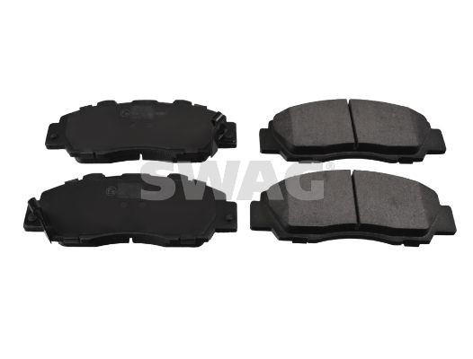 21651 SWAG Front Axle, with acoustic wear warning Width: 57,4mm, Thickness 1: 17,2mm Brake pads 85 91 6551 buy