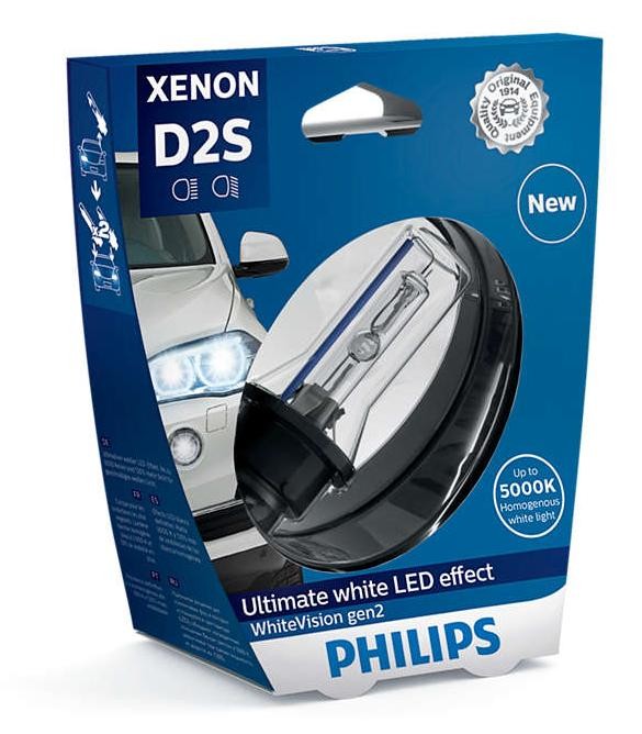 Philips WhiteVision Xenon-Effekt H7 Scheinwerferlampe