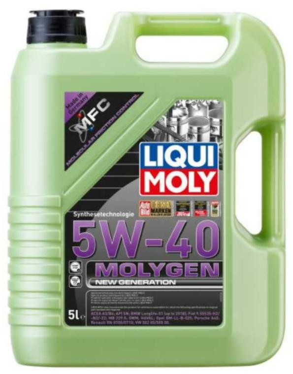 Automobile oil LIQUI MOLY 5W-40, 5l longlife 8536