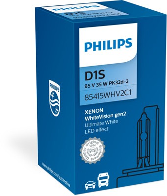 Ampoule xénon Philips 85415WHV2S1 Xenon WhiteVision D1S 35 W 1 pc(s) -  Conrad Electronic France