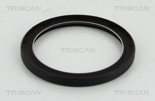8550 10056 TRISCAN Crankshaft oil seal CITROËN with mounting sleeves, transmission sided, PTFE (polytetrafluoroethylene)