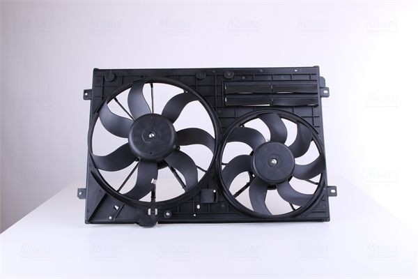 Original NISSENS Cooling fan assembly 85644 for BMW X5