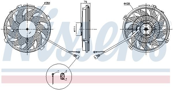 OEM-quality NISSENS 85753 Radiator cooling fan