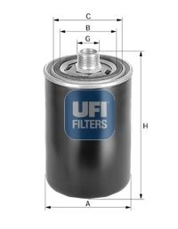 UFI 86.006.00 Hydraulic Filter, automatic transmission 299380A1
