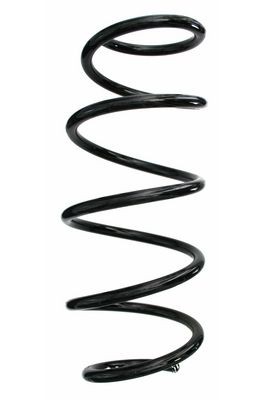 SPIDAN 87321 Coil spring Front Axle, Coil spring with constant wire diameter, green, brown (3x)