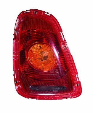 882-1908R-AQ-YR ABAKUS Tail lights MINI Right, P21W, yellow, red, with bulb holder