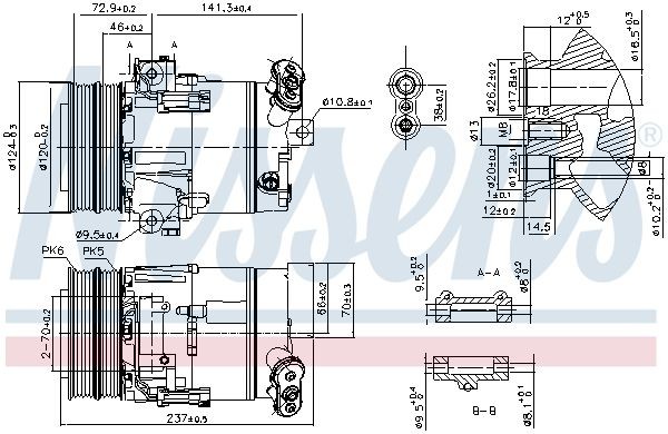 OEM-quality NISSENS 89393 Air conditioner compressor