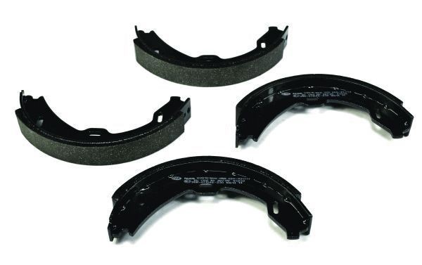 HELLA Parking brake pads rear and front MERCEDES-BENZ S-Class Coupe (C215) new 8DA 355 050-491