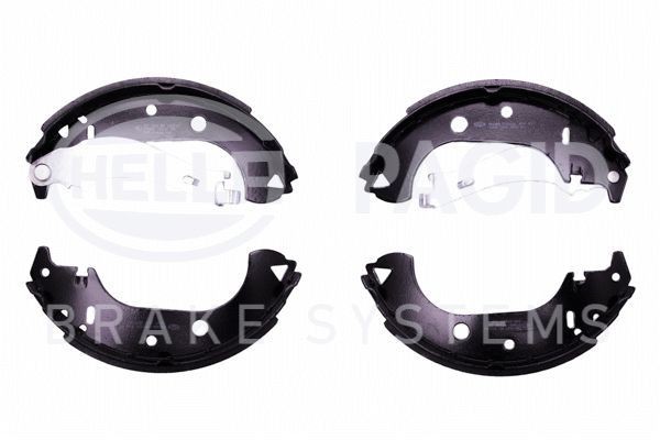 H9585 HELLA 228 x 42 mm, with handbrake lever, without accessories Thickness: 6,8mm, Width: 42mm Brake Shoes 8DB 355 002-611 buy