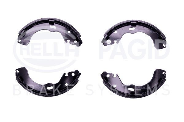 HELLA 8DB 355 002-661 FORD USA Drum brake shoe support pads in original quality