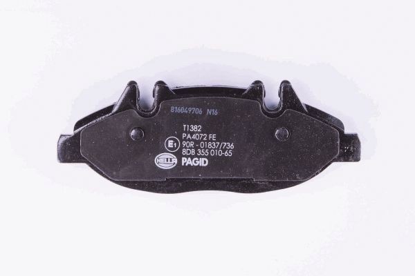 HELLA Brake pad kit 8DB 355 010-651 suitable for MERCEDES-BENZ VIANO, VITO