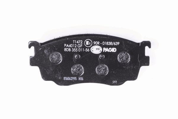 8DB355011561 Disc brake pads HELLA 23777 review and test