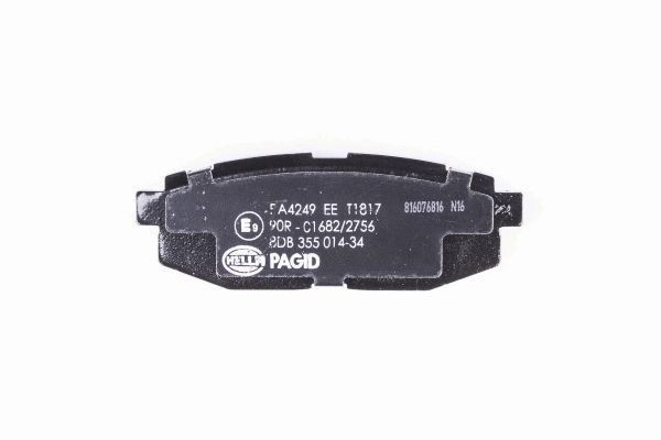 8DB355014341 Disc brake pads HELLA 24854 review and test