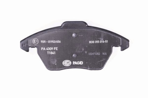 8DB355014511 Disc brake pads HELLA 23587 review and test