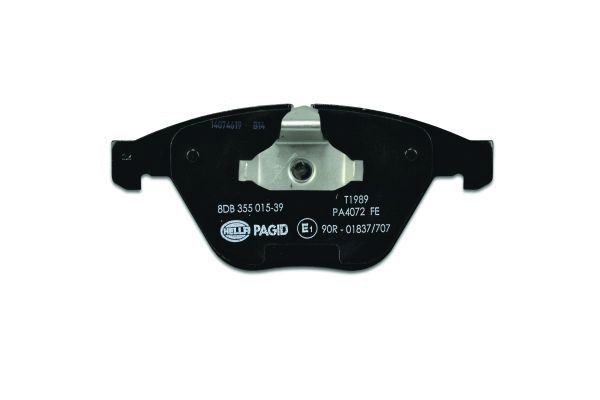 8DB355015391 Disc brake pads HELLA 23312 review and test