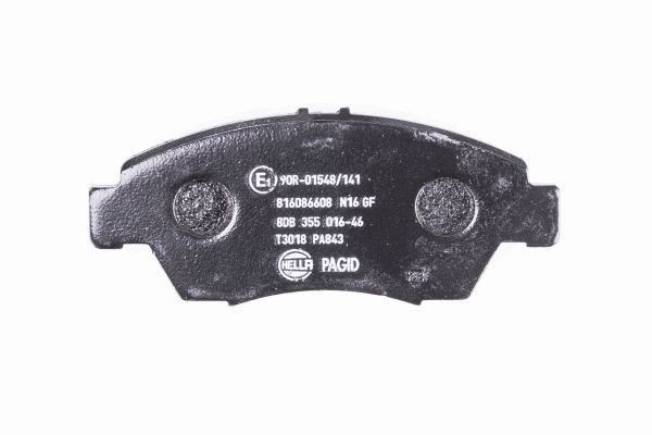 8DB355016461 Disc brake pads HELLA 21694 review and test