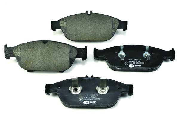 HELLA Brake pad kit 8DB 355 020-681 suitable for MERCEDES-BENZ E-Class