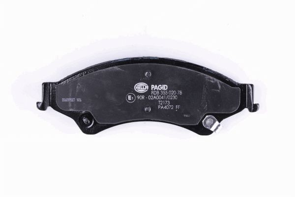 8DB355020781 Disc brake pads HELLA 25632 review and test