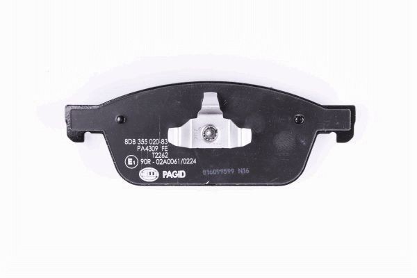 8DB355020831 Disc brake pads HELLA 25736 review and test