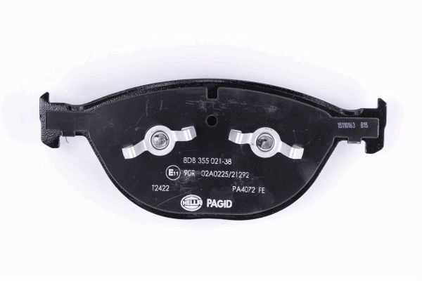 8DB355021381 Disc brake pads HELLA 24474 review and test