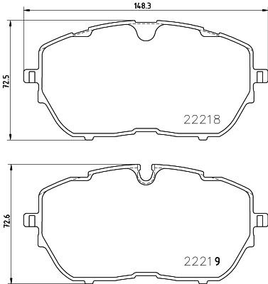 HELLA 8DB 355 024-731 Brake pad set not prepared for wear indicator, with brake caliper screws, with accessories