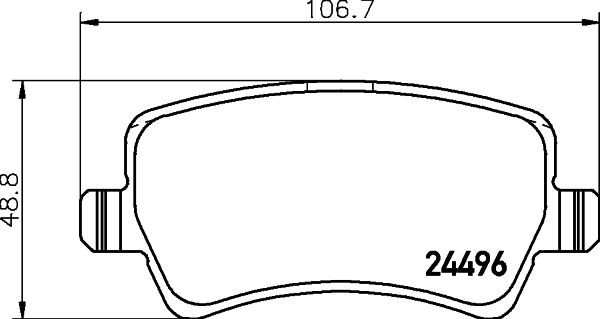 Original 8DB 355 025-401 HELLA Brake pads experience and price