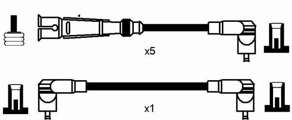 NGK Ignition Wire Set 0511