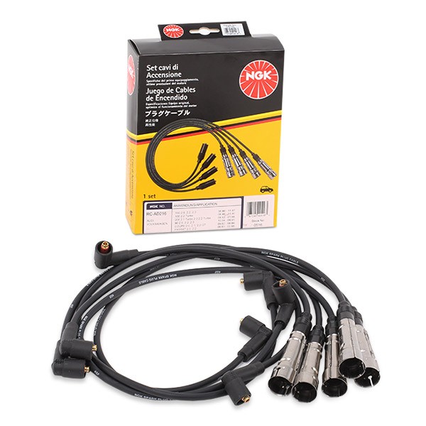 Image of NGK Ignition Lead Set VW,AUDI 0516 437998031B,437998031B,437998031B Ignition Cable Set,Ignition Wire Set,Ignition Cable Kit,Ignition Lead Kit RCAD216