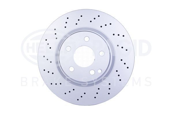 HELLA PRO 8DD 355 109-471 Brake disc 330x32mm, 05/06x112, Perforated, internally vented, Coated