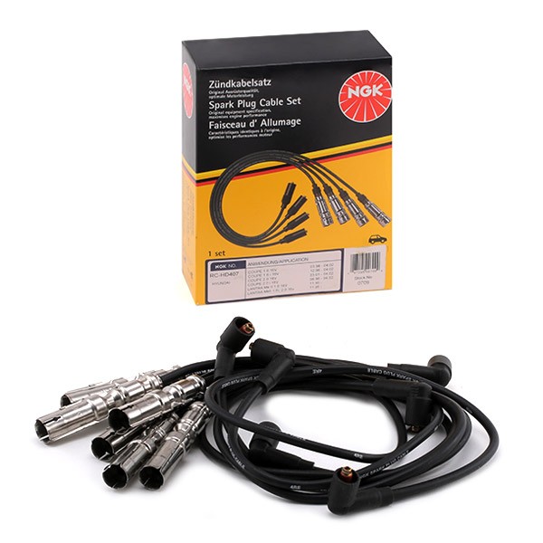 Image of NGK Ignition Lead Set VW,FORD 0932 021905409F,021905409J,021905409N Ignition Cable Set,Ignition Wire Set,Ignition Cable Kit,Ignition Lead Kit,RCVW201