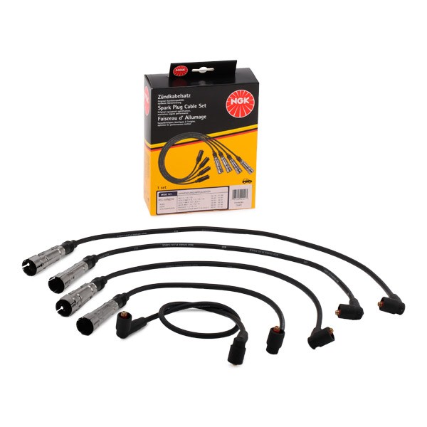 VW Polo 86c Coupe Glow plug system parts - Ignition Cable Kit NGK 0941