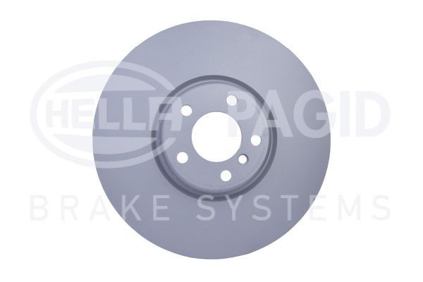 HELLA PRO High Carbon 8DD 355 120-721 Brake disc 385x36mm, 05/06x120, two-part brake disc, internally vented, Coated, High-carbon