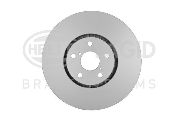 HELLA PRO High Carbon 8DD 355 129-841 Brake disc 334x30mm, 05/07x114,3, Externally Vented, Coated, High-carbon