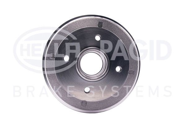 Drum brakes set HELLA with wheel hub, without wheel bearing, without wheel studs, 212mm - 8DT 355 301-211