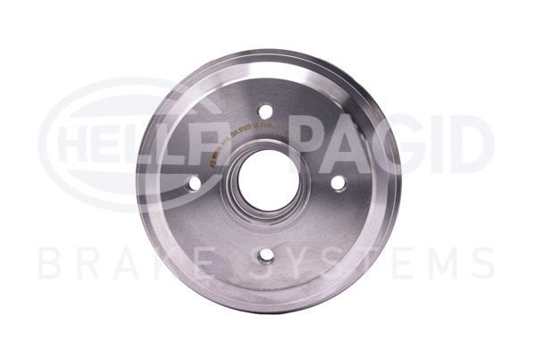 HELLA 8DT 355 301-311 Brake Drum with wheel hub, without wheel bearing, without wheel studs, 212mm